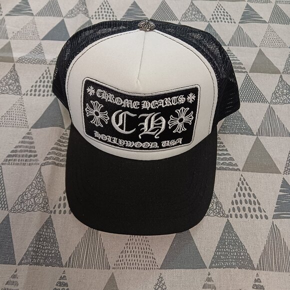 Chrome Hearts Other - Chrome Hearts Mens Cross Embroidered Trucker Hat